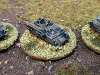 1-285th British micro armour GHQ and Heroics  (9 of 11)  FV432 with swingfire i believe - H&R